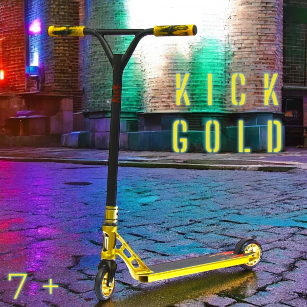 Трюковый самокат Micar Kick Gold