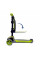 Детский самокат-беговел 2 в 1 Scooter Micar Moby Plus Серо-зелёный со светящимися колёсами и передними амортизаторами
