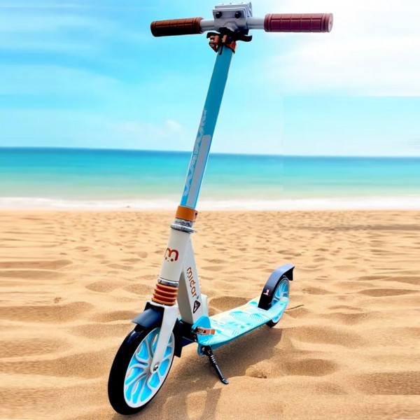 Двухколесный самокат Micar Town Rider 200 Ocean с передним амортизатором