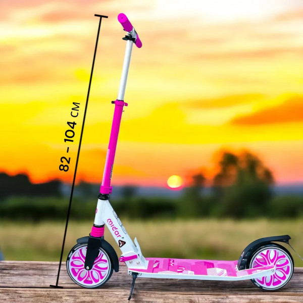 Двухколесный самокат Micar Town Rider 200 Розовый с передним амортизатором