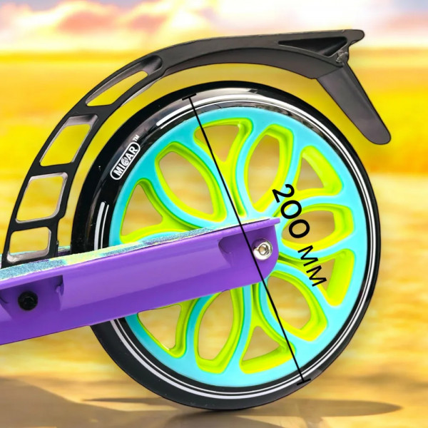 Двухколесный самокат Micar Town Rider 200 Фиолетовый с передним амортизатором