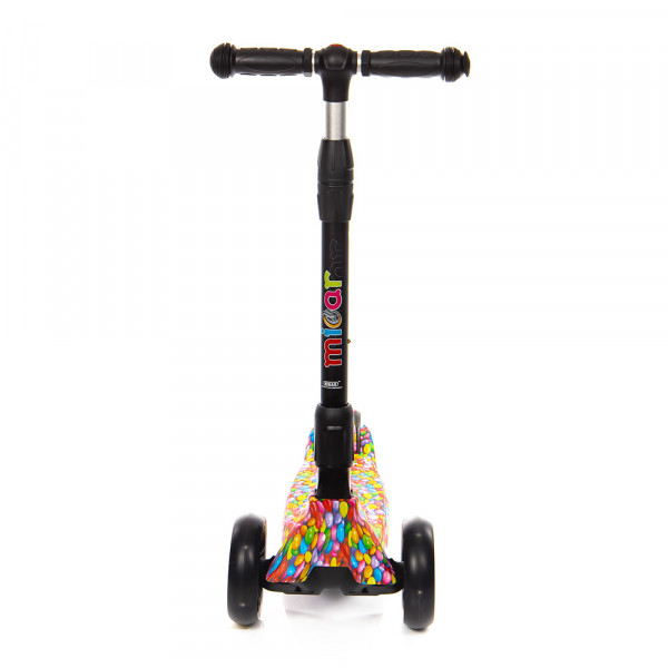 Детский трёхколёсный самокат Scooter Maxi Micar Ultra Candy со светящимися колёсами