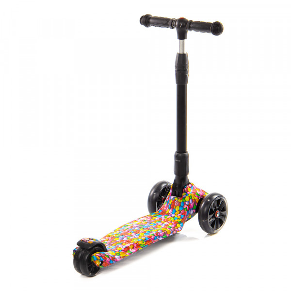 Детский трёхколёсный самокат Scooter Maxi Micar Ultra Candy со светящимися колёсами
