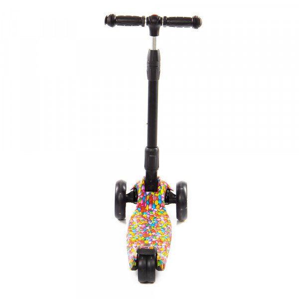 Детский трёхколёсный самокат Scooter Maxi Micar Ultra Candy со светящимися колёсами