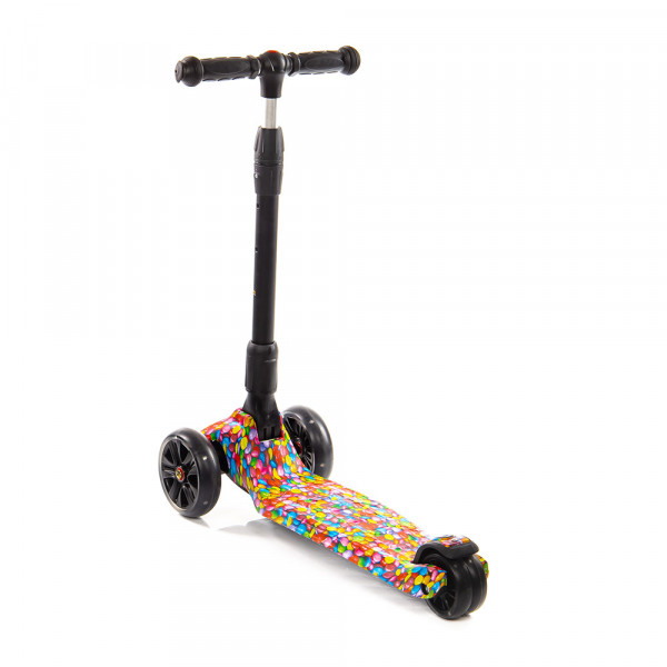 Детский трёхколёсный самокат Scooter Maxi Micar Ultra Candy со светящимися колёсами
