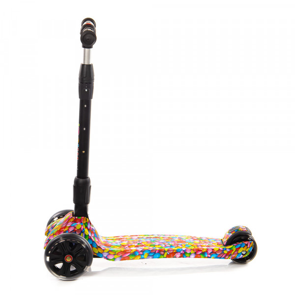 Детский трёхколёсный самокат Scooter Maxi Micar Ultra Candy со светящимися колёсами