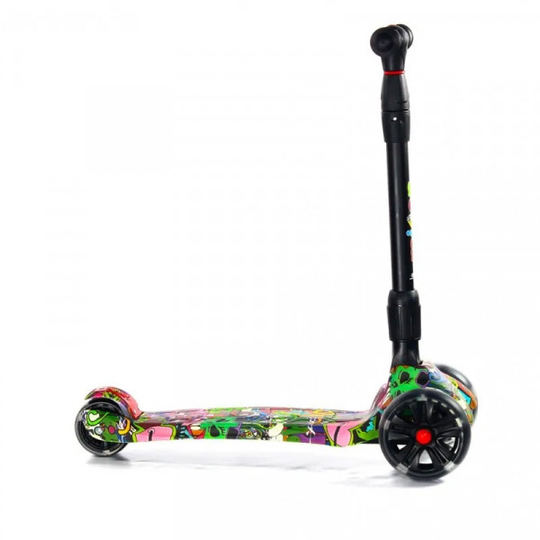 Детский трёхколёсный самокат Scooter Maxi Micar Ultra Hip-Hop со светящимися колёсами
