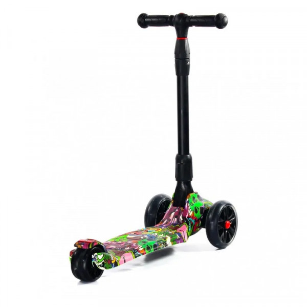Детский трёхколёсный самокат Scooter Maxi Micar Ultra Hip-Hop со светящимися колёсами