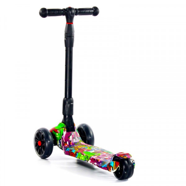 Детский трёхколёсный самокат Scooter Maxi Micar Ultra Hip-Hop со светящимися колёсами