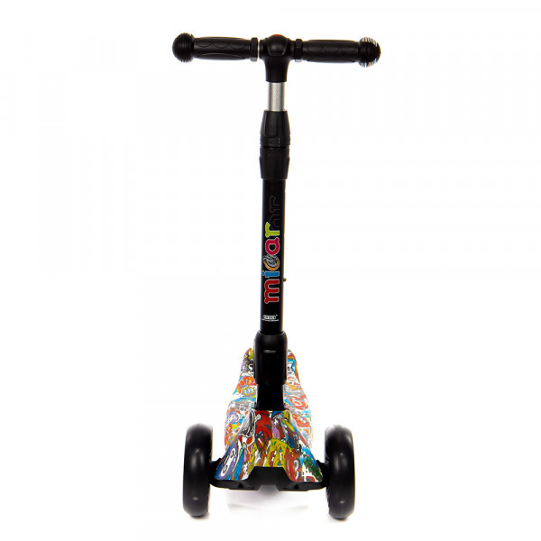 Детский трёхколёсный самокат Scooter Maxi Micar Ultra Multi со светящимися колёсами