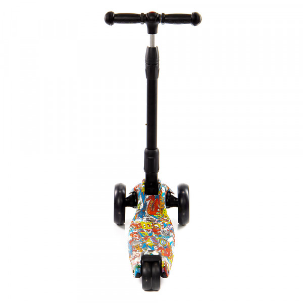 Детский трёхколёсный самокат Scooter Maxi Micar Ultra Multi со светящимися колёсами