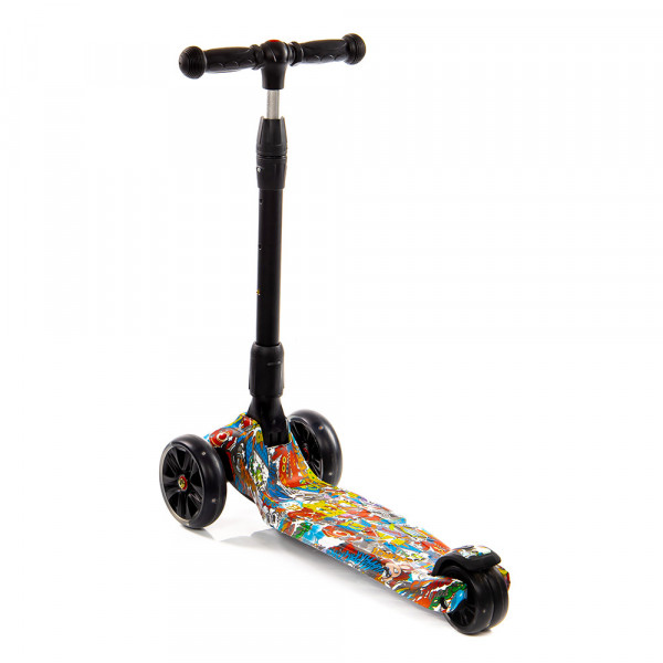 Детский трёхколёсный самокат Scooter Maxi Micar Ultra Multi со светящимися колёсами