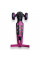 Детский трёхколёсный самокат Micar Zumba Big Wheels Чёрно-розовый со складным рулём и светящимися колёсами