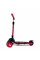 Детский трёхколёсный самокат Micar Zumba Big Wheels Красный со складным рулём и светящимися колёсами