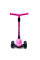 Детский трёхколёсный самокат Micar Zumba Big Wheels Фиолетовый со складным рулём и светящимися колёсами
