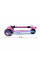 Детский трёхколёсный самокат Micar Zumba Big Wheels Фиолетовый со складным рулём и светящимися колёсами