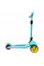 Детский трёхколёсный самокат Micar Zumba Big Wheels Голубой со складным рулём и светящимися колёсами