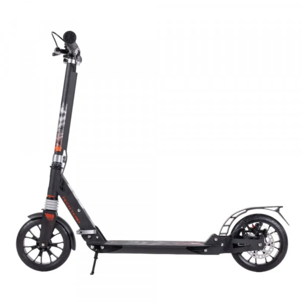 Самокат Tech Team City Scooter Disk Brake 2024 Красный с дисковым тормозом и амортизаторами